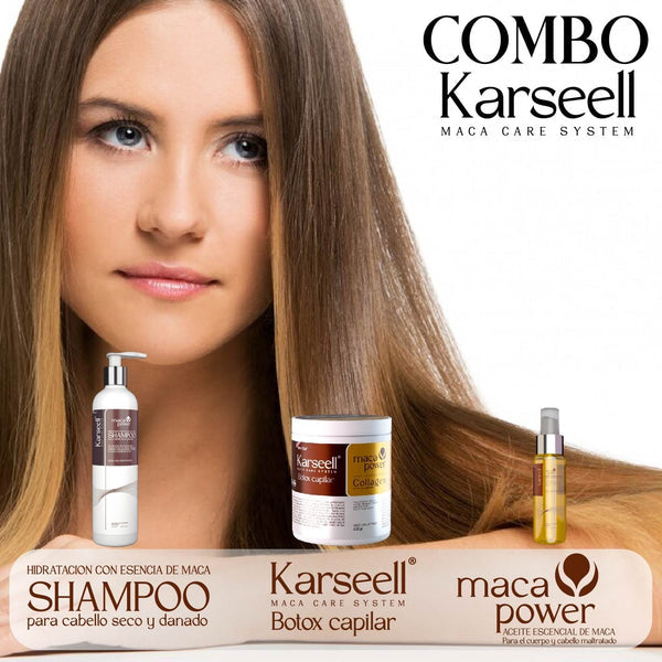 COMBO KARSELL SHAMPOO, BOTOX, ACEITE ARGAN