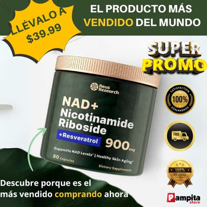 Nad Nicotinamide y Resteveratrol  Juventud Eterna OFERTA ESPECIAL